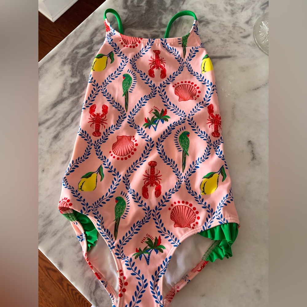NWT Mini Biden one piece swimsuit size 6-7
